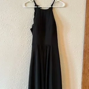 jjshouse black bridesmaid dresses Ava Presley 40057 Long Metallic Sheer Corset Prom Dress Mirror Pageant   Glass Slipper Formals